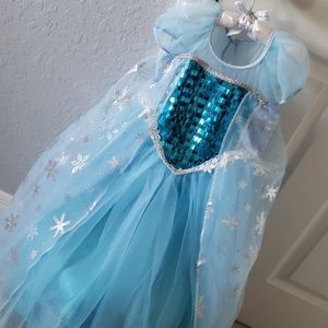 Elsa Inspired Ice Queen Princess Dress